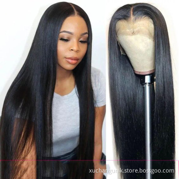 Factory Price Swiss 13X6 Hd Lace Frontal Wig Pre Plucked Brazilian Hair Wig With Black Women 100% Human Hair Wig Lace Front
